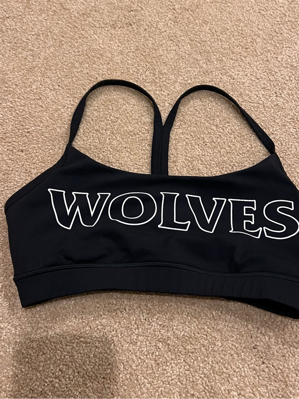 Darc Sport Wolves Black sports bra